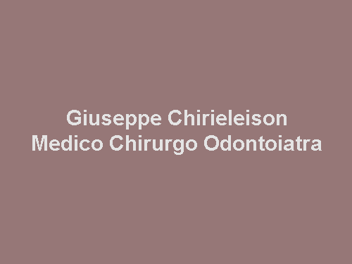 Giuseppe Chirieleison Medico Chirurgo Odontoiatra, Galati Marina (ME)